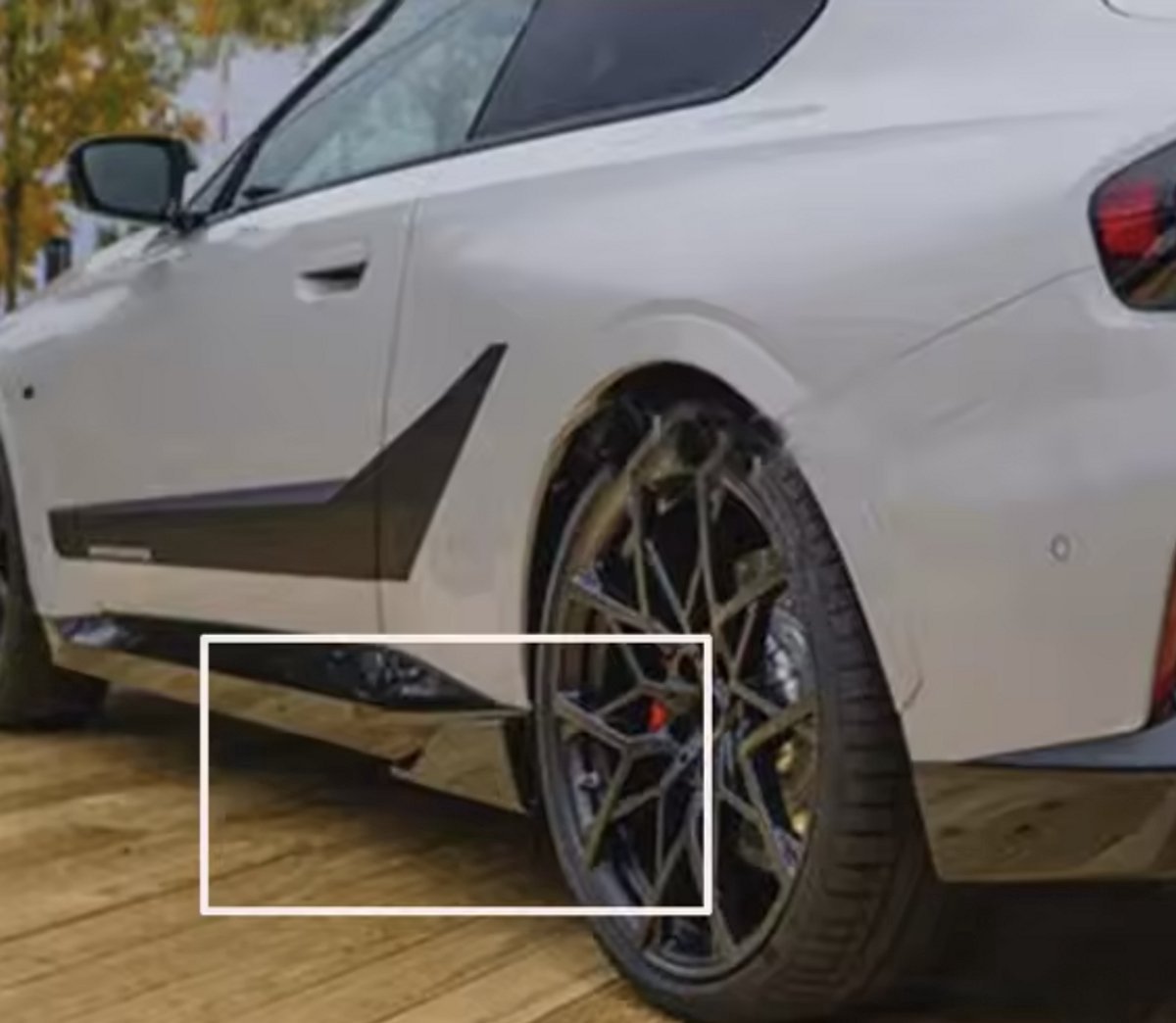 Zijrokken Extension Lip Deluxe - Voor BMW 2 Serie G42 (2022-2024) - M Performance Stijl - Glanzend Zwart - Auto accessoires