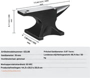 Aambeeld PRO - Smeedoven - 30KG - Enkele Hoorn 30 kg - Smeedhamer - Metaalsmid - Vormgeven Gereedschap