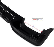 Diffuser Nitro - Achterbumper Diffuser Nitro - Gloss Zwart - Voor BMW M6 F06/F12/F13 650i/640i (2012-2018) - Auto accessoires