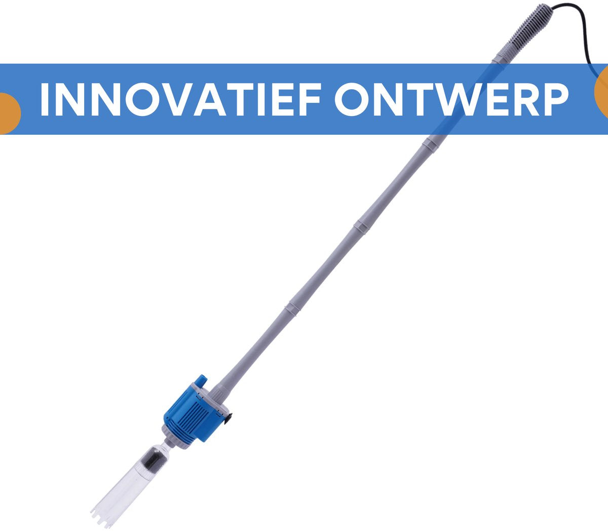 Aquarium stofzuiger - Algenschraper - Schoonmaaktool - Vacuüm-waterwisselaar - Voor Waterverversing & Bodemreiniging