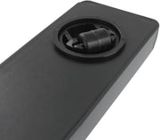 Laptoptafel - Bijzettafel - Bedtafel - Banktafel- Voor gebruik aan bed of kantoor - Verstelbaar - Zwart