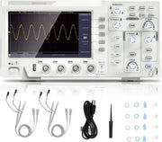 Mini oscilloscoop PRO - Handoscilloscoop met Digitale Multimeter - Signaalgenerator - 4 Kanalen - 100 MHz