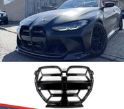 Gloss Black CSL Stijl Niergrille - ABS - Auto accessoires - Voor BMW G80 M3/G82 G83 M4 (2020+)
