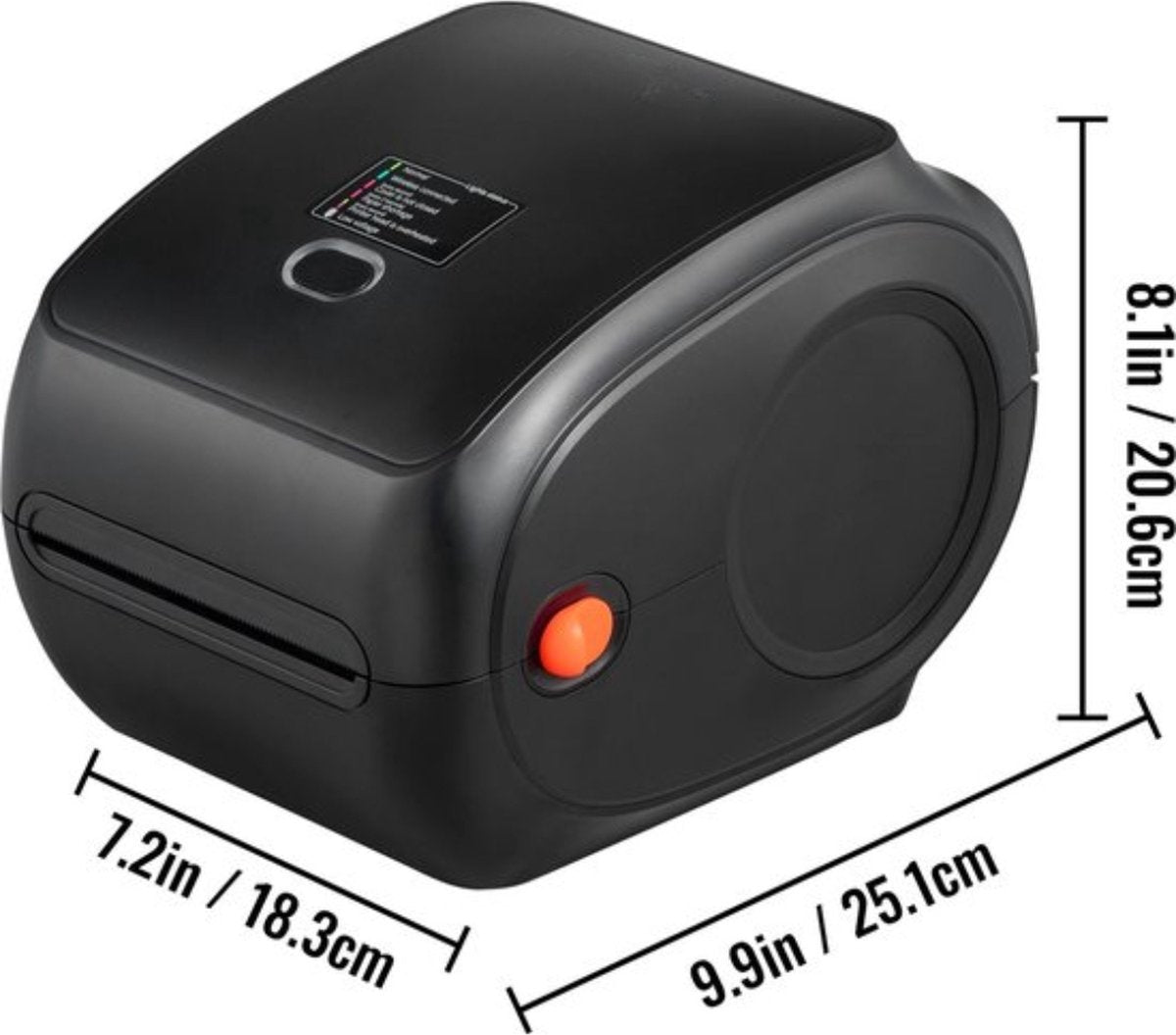 Happyment Thermische Labelprinter PRO - Bluetooth - 60 Label P/m - 300 DPI - Inc Accesoires