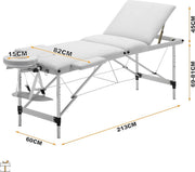 Bolt Edge Massagetafel - Aluminium - Verstelbaar en inklapbaar - 250KG draagvermogen