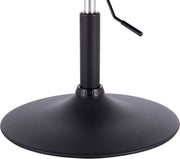 Barkruk Nero Deluxe - Industrial - Donkergrijs - Barkrukken set van 1 - Barstoel Kruk - Barstoelen met rugleuning - Keukenstoel - In hoogte verstelbaar - Velvet
