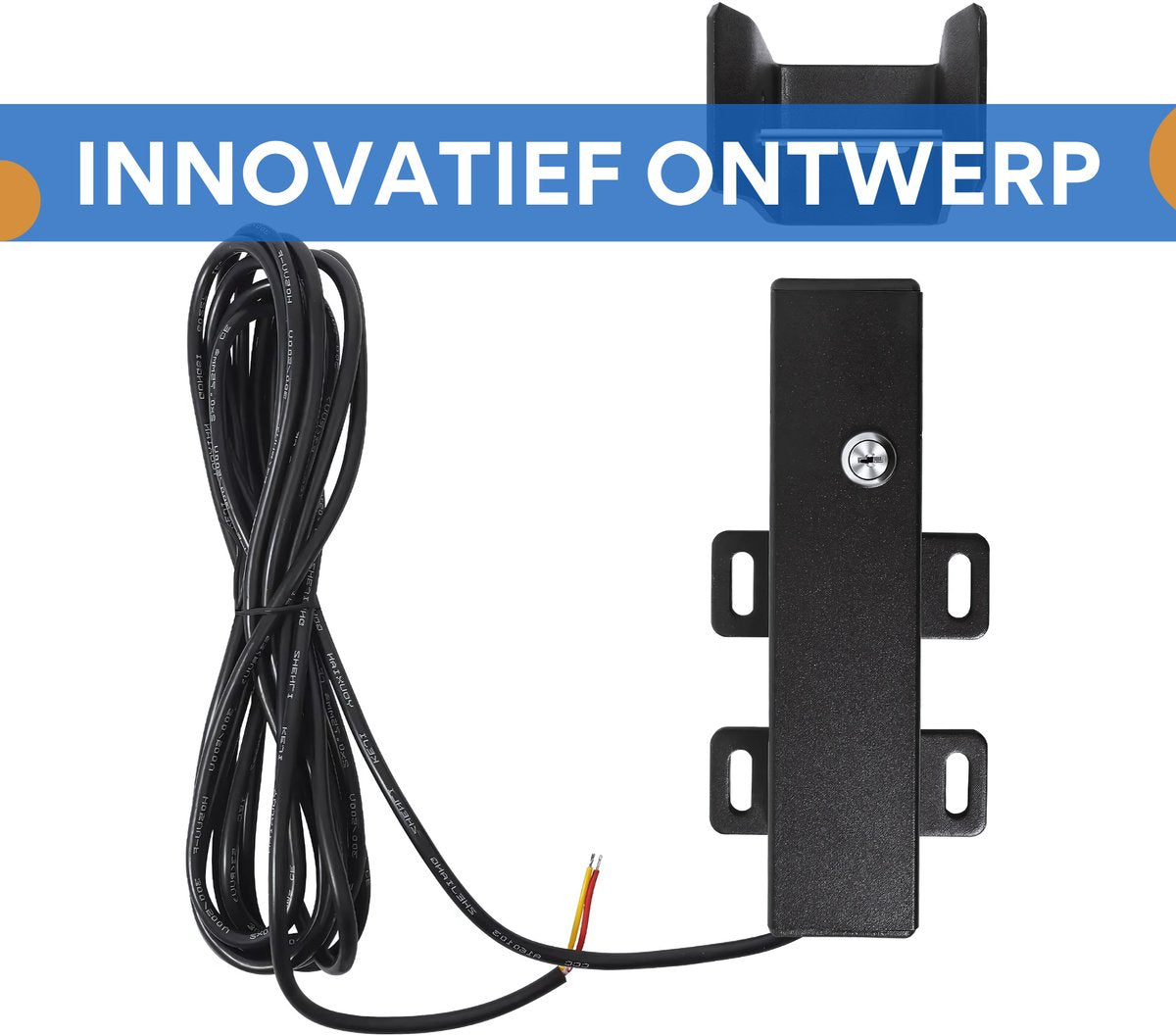 Elektrische Poortopener - Hekopener - Poortslot - Grendelslot - Voor Opritten en Beveiligde Toegang - Dubbele Ontgrendeling - Eenvoudige Installatie