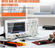 Mini oscilloscoop PRO - Handoscilloscoop met Digitale Multimeter - Signaalgenerator - 4 Kanalen - 100 MHz