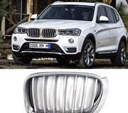 Voorbumper grille deluxe - Rechterkant - Chroom - Auto accessoires - Voor BMW F25 X3/X4 F26 (2014-2017) - Auto Accessoires