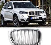 Niergrille Ignaro - Voorbumper Niergrille - Linkerkant - Voor BMW F25 X3/X4 F26 (2014-2017) - Chroom - Auto accessoires