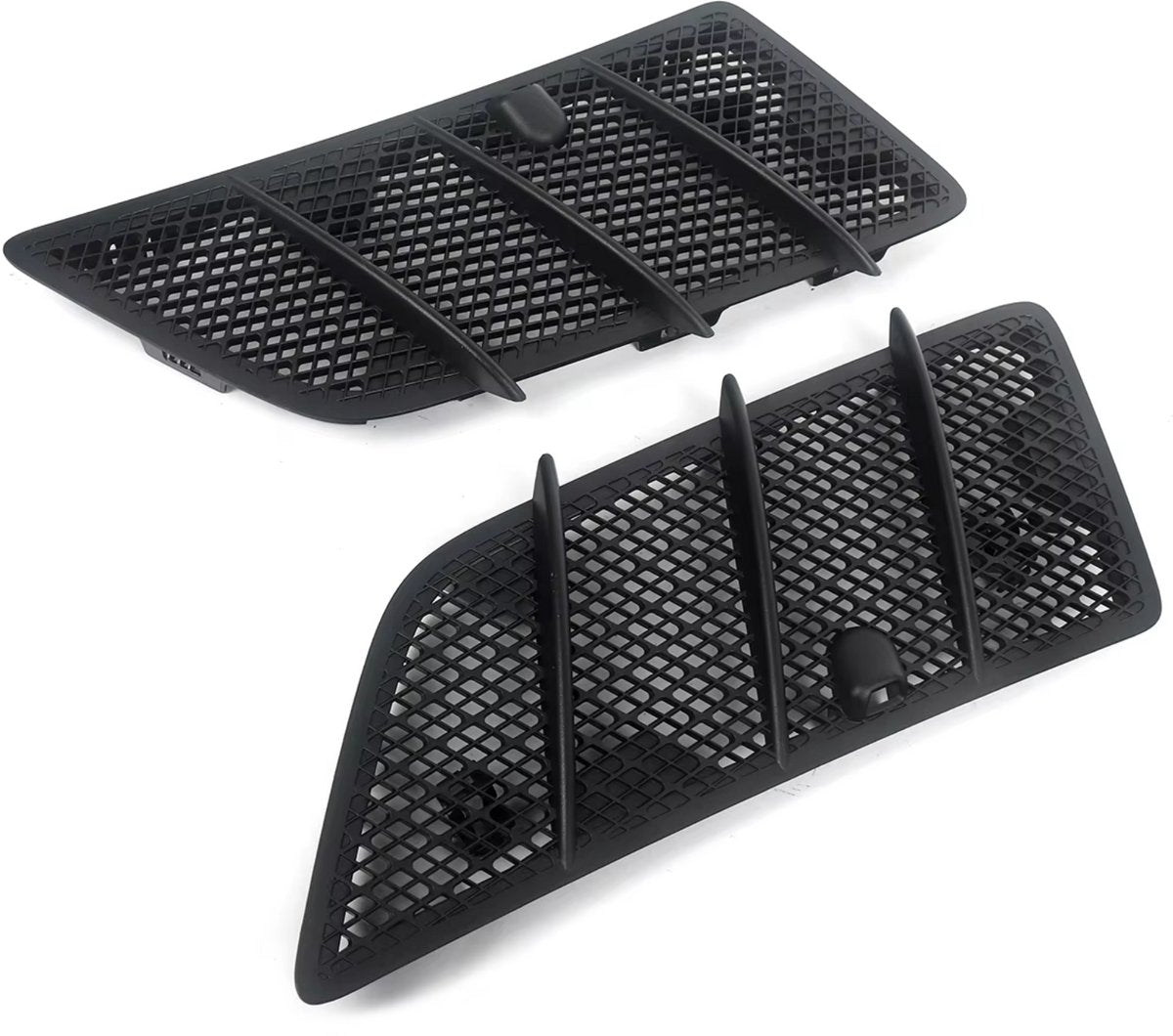 Motorkap Rooster Cover - Zwart - Voor Mercedes W164 GL350/ML350/GL450 (2008-2011) - Set van 2 - Auto Accessoires