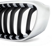 Voorbumper grille - Chroom & Zwart - Voor BMW F34 328i/335i 3 Serie GT (2013-2019) - Links & Rechts - Auto accessoires