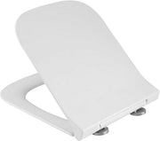 Vierkante Toiletzitting Wit Soft Close - UF WC Deksel met Antibacteriële Coating & Quick Release - Hygiënisch & Eenvoudig te Reinigen