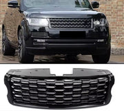 Voorbumper Grille - Facelift Look - Glanzend Zwart - Voor Range Rover L405 Vogue (2013-2017)