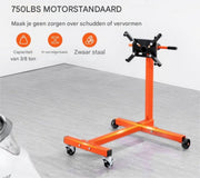 Motorhouder - Motorstandaard - 340kg - Klauw Jack Transmissie Houder - Motor Werkplaats met 4 Wielen