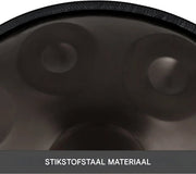Tongue drum Deluxe - Handpan Handtrommel - Tongtrommel staal - Steel Tong - 56 cm Percussie Instrument - Klankschaal set