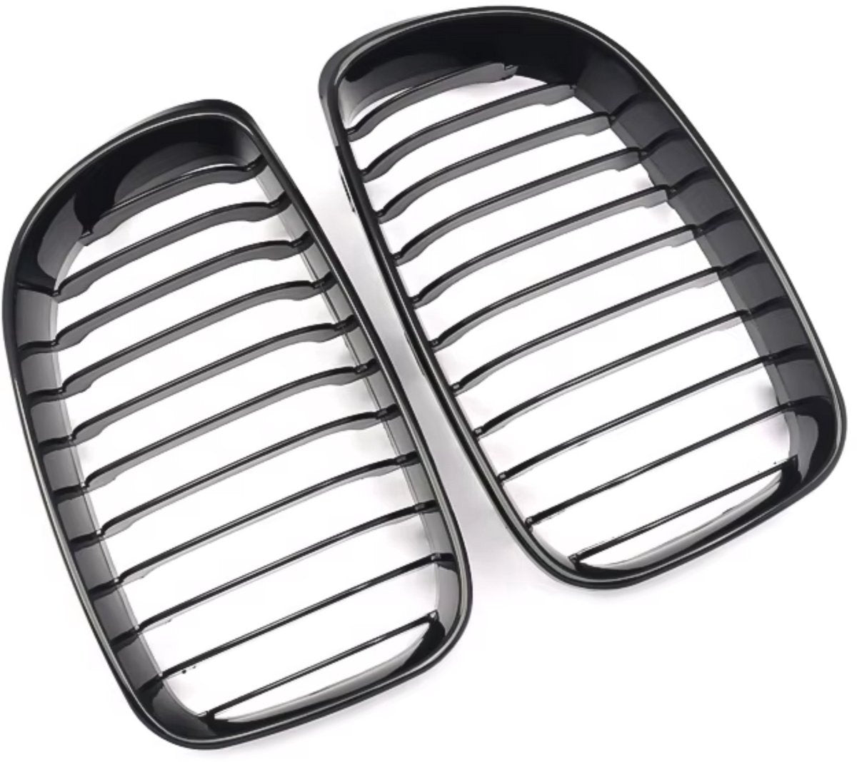 Niergrille Ravino - Front Niergrille - Voor BMW 1 Serie E81/E82/E87/E88 LCI (2008-2013) - Gloss Black - Auto accessoires