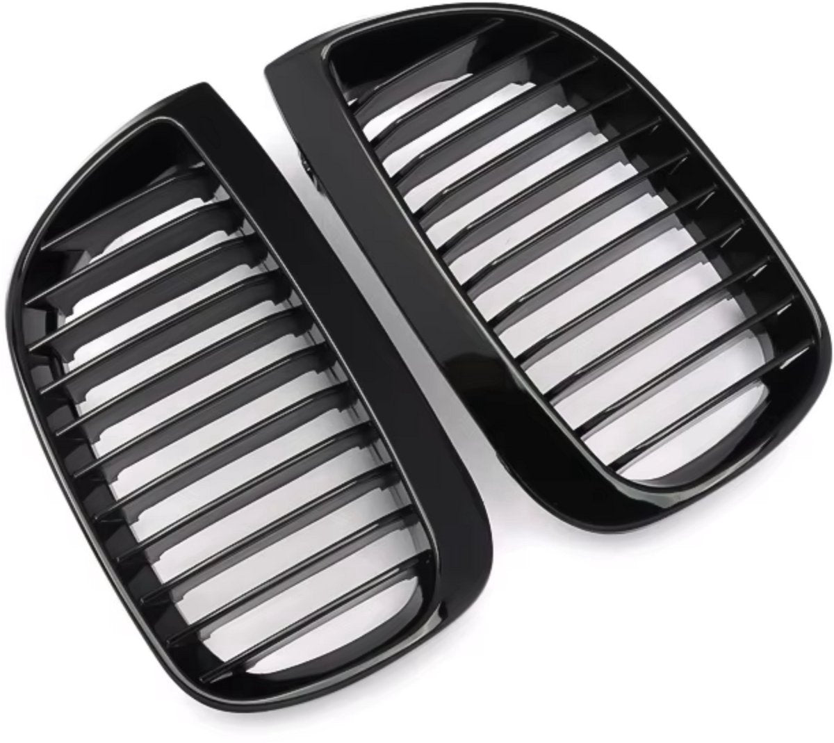Grille Glossline - Voorbumper Grille - Gloss Black - Auto accessoires - Voor BMW E81/E87 1 Serie (2004-2007)