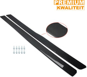 Side Rokken Extension Lip - Carbon Look - Voor BMW F80 M3 / F82 M4 M Sport (2015-2020) - Auto Accessoires