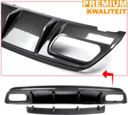 Aerox DiffuserLine - Achterbumper Diffuser Lip - Carbon Look - Voor Mercedes A-Klasse W176 A200/A45 AMG (2013-2018) - Auto Accessoires
