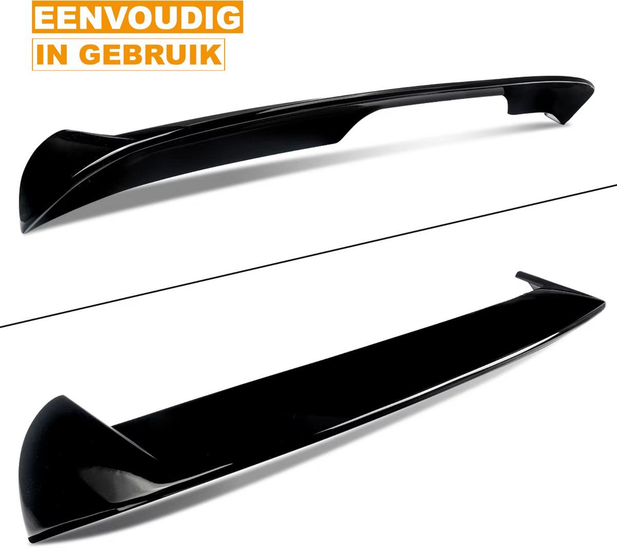 Spoiler Tailracer - Achterkofferdak Spoiler Lip - Gloss Zwart - Voor Seat Ibiza Xcellence 6FR (2017-heden) - Auto Accessoires