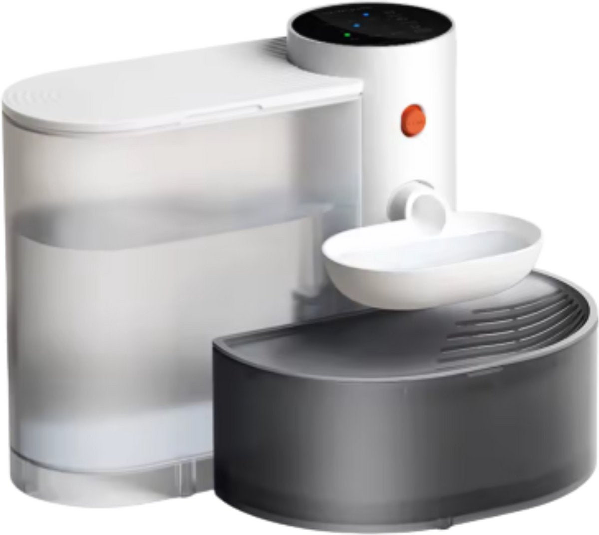 Waterfontein voor huisdieren - Voor katten en kleine honden - Drinkfontein - Automatische drinkdispenser - 3L - Grijs