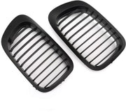 Voorbumper - Voor BMW E46 325CI/330CI Coupe 1999-2002 - Auto accessoires - Niergrille - Front grille - Mat Zwart