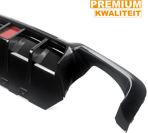 Achterbumper - Voor BMW E92/E93 335i M Sport 2007-2013 - Auto accessoires - Diffuser lip - Carbon Look