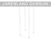 Bloemenstandaard - Voor Bruiloften / Bloemdecoratie - Set van 10 - Clear