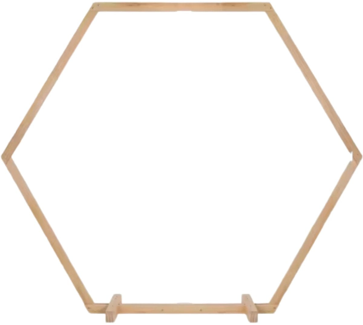 Zeshoekige rozenboog - Voor Bruiloften, ceremonies en feestdecoratie - Decoratie - Backdrop frame - Versiering accessoires - 230cm