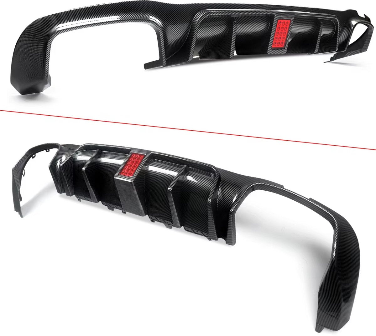 Voorbumper Diffuser Lip - Voor Mercedes W213 E300/E400 (2016-2020) - AMG E63 Stijl - Auto Accessoires