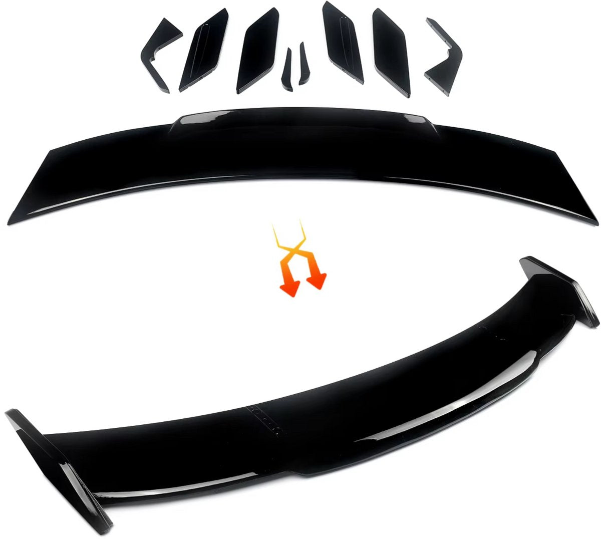 Achterspoiler - Voor BMW G80 M3/G82 M4 2020-2022 - Auto accessoires - Sport spoiler - High-kick stijl - Gloss Zwart