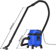 Stofzuiger Tavien - 3-in-1 - Natte en Droge Zakloze Cilinder voor Vloerreiniging - Krachtig HEPA Filter met Ventilatorfunctie, 15L