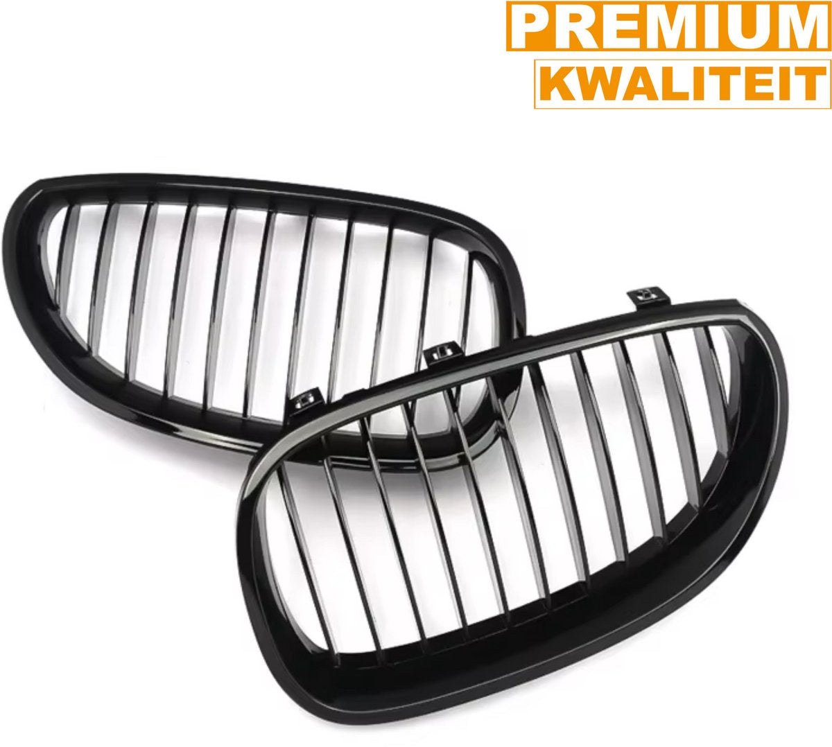 Voorbumper - Voor BMW E60/E61 5-Serie 2004-2009 - Auto accessoires - Niergrille - M stijl - Gloss Zwart