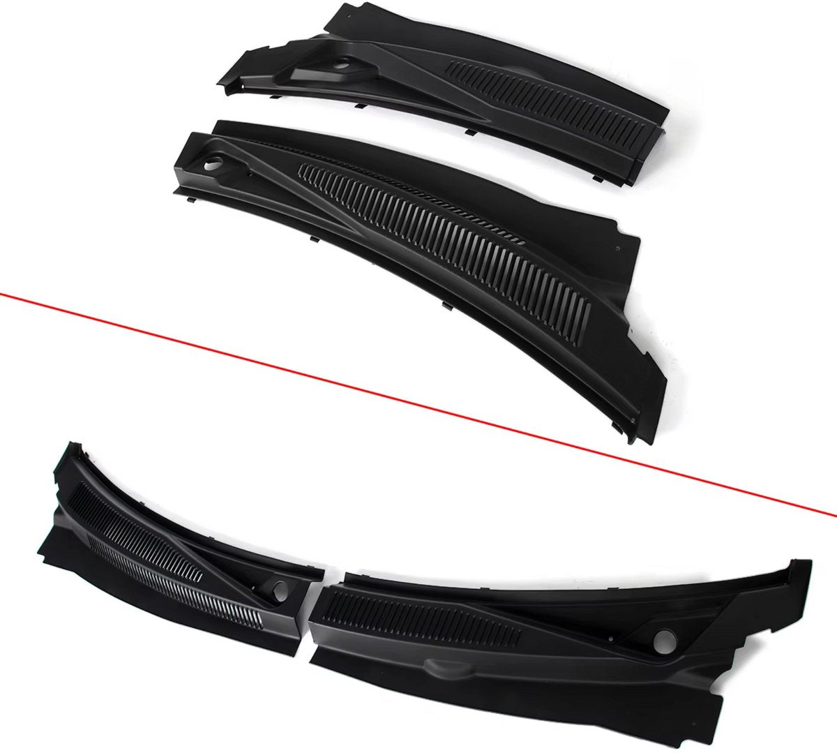 Ruitenwisser Cowl Cover - Links & Rechts - Voor Jeep Grand Cherokee (2006-2010) - Auto Accessoires