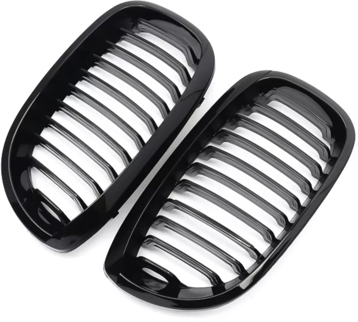 Niergrille Stratos - Voorbumper Niergrille - Glanzend Zwart - Auto accessoires - Voor BMW E46 325ci/330ci 3 Serie 2-Deurs LCI (2002-2006)