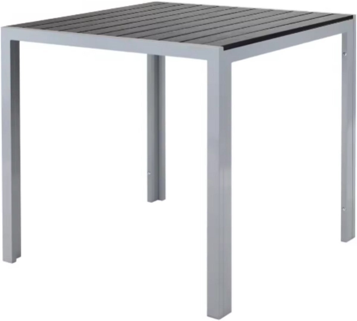 Tuintafel Zyrell - Aluminium - Voor binnen en buiten - Vierkante vijzettafel tuin - Bistrotafel - Eettafel - Hitte- en Weerbestendig - Groen