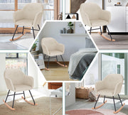 Schommelstoel Hubertus - Wipstoel volwassenen - Lounge fauteuil - Voor binnen