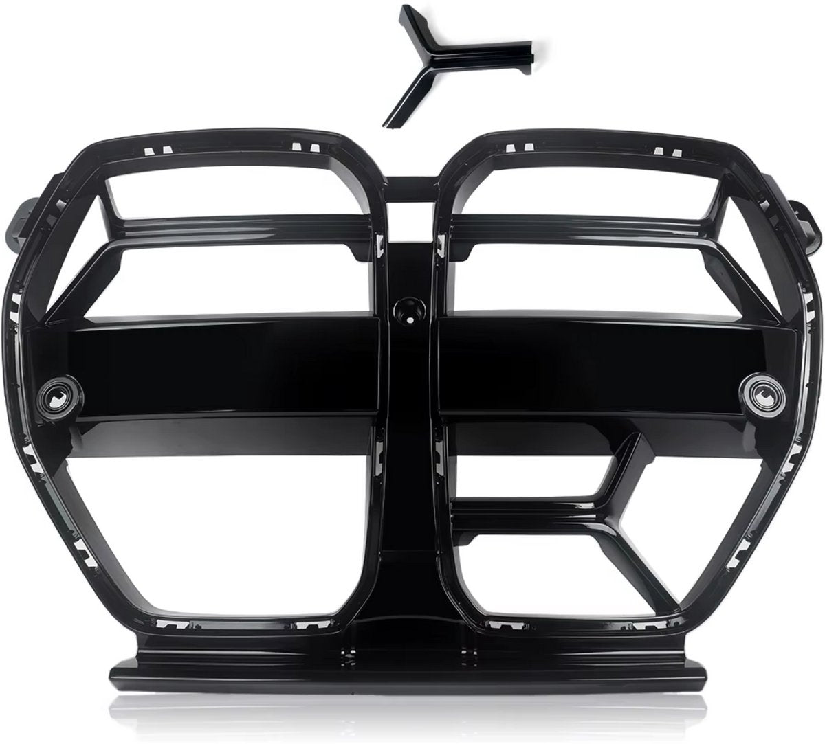 Gloss Black CSL Stijl Niergrille - ABS - Auto accessoires - Voor BMW G80 M3/G82 G83 M4 (2020+)