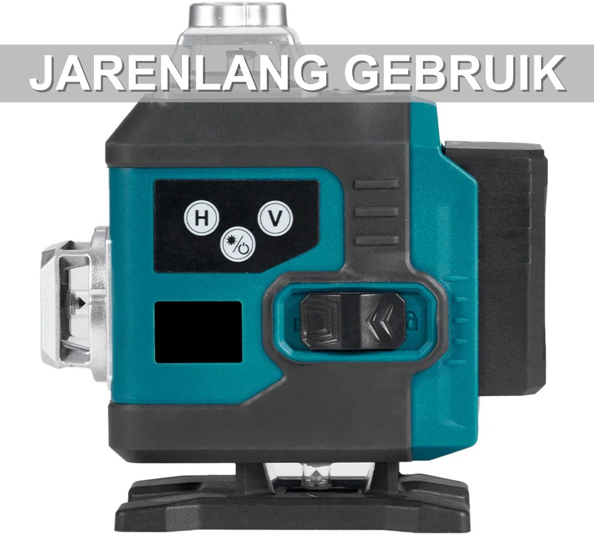 Lijnlaser - Kruislijnlaser – Voor nauwkeurige horizontale en verticale uitlijning - In bouw en interieur – 16-lijnen 360° - Groen - Inclusief 1-meter statief