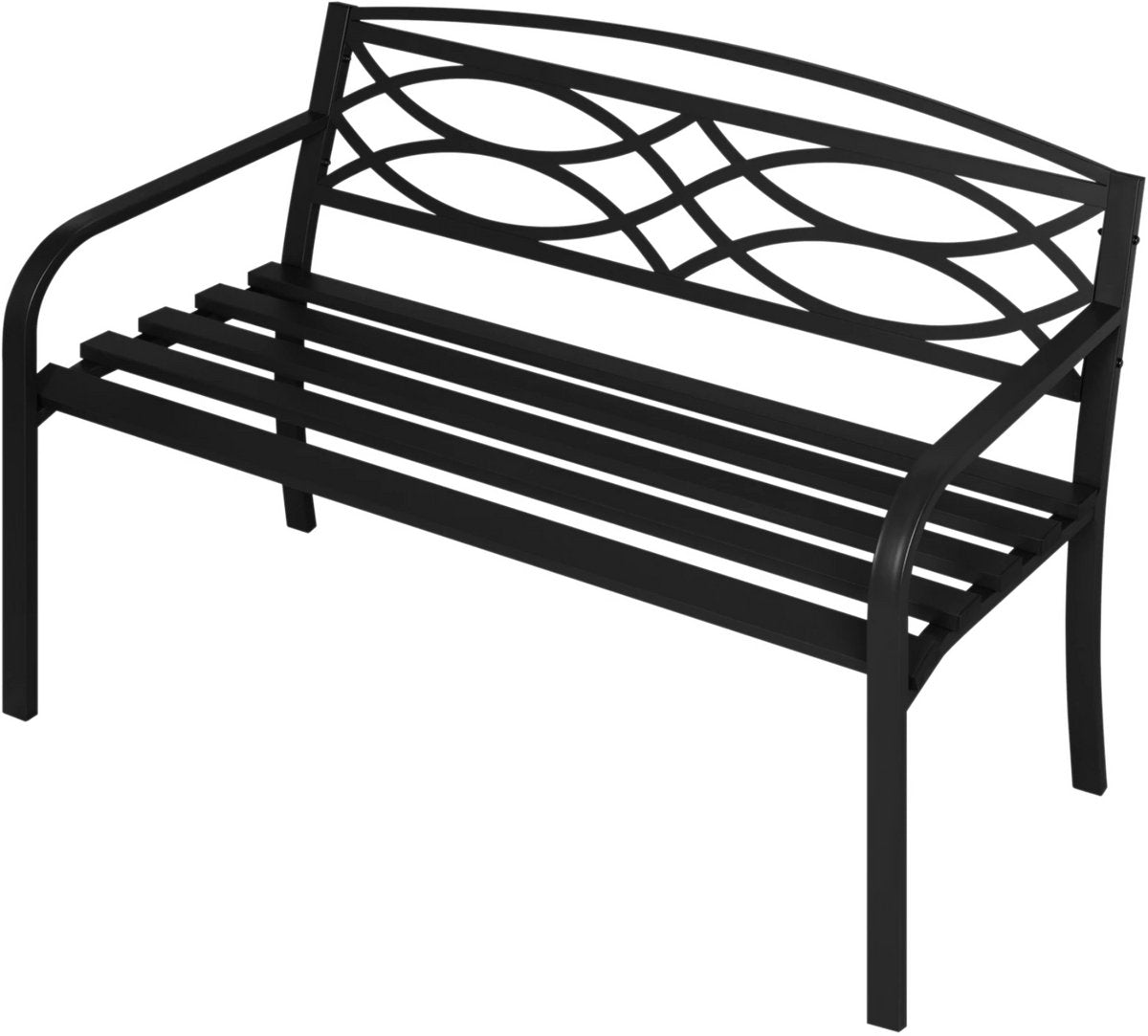 Tuinbank 3-zits - Voor terras - Weerbestendig - Met armleuningen en rugleuning