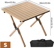 Buiten klaptafel - Campingtafel - Vouwtafel - Voor picknick, kamperen & BBQ - Draagbare campingtafel met draagtas - Lichtgewicht inklapbaar