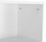 Bolt Edge Boekenkast - Industrieel - Wit - Op poten - 4 lagen - Hout MDF