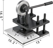 Leersnijmachine PRO - Snijmachine voor leer - 180x120 mm - Handmatig - Voor Reliëfdruk