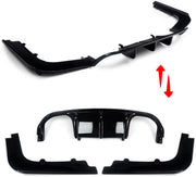 Diffuser Lipspoiler Voltrax - Achterbumper Lipspoiler Diffuser - Voor BMW E92 Coupe/E93 Cabriolet M3 (2008-2013) - Koolstofvezel - Auto accessoires