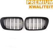 Voorbumper E46 Zolux - Voorbumper - Voor BMW E46 M3 2-Deur (1998-2004) - Dubbele Slat - Glanzend Zwart - Auto accessoires