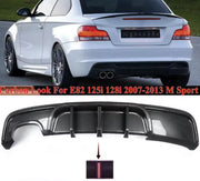 Achterdiffuser Zyntrix - Bumper - Voor BMW 1 Serie E82 Coupe 135i M Sport - Carbon Look F1 Stijl - Auto accessoires