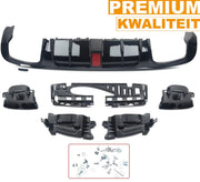 Diffuser Vortex - Achterbumper Diffuser Lip met Uitlaat Tips - Voor Mercedes E-Klasse W213 E300/E400/E63 (2016-2020) - AMG Stijl - Auto Accessoires
