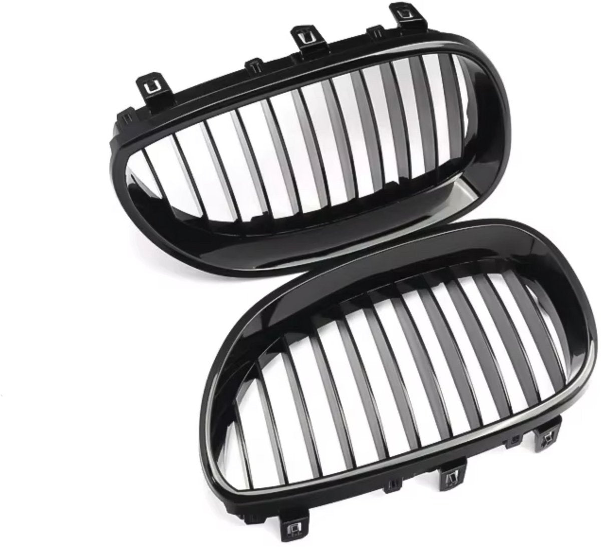 Voorbumper - Voor BMW E60/E61 5-Serie 2004-2009 - Auto accessoires - Niergrille - M stijl - Gloss Zwart