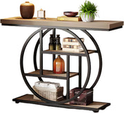 Consoletafel Novio - Sidetafel - Wandtafel - Haltafel - Bruin - Voor Hal of woonkamer of Gang - 100cm